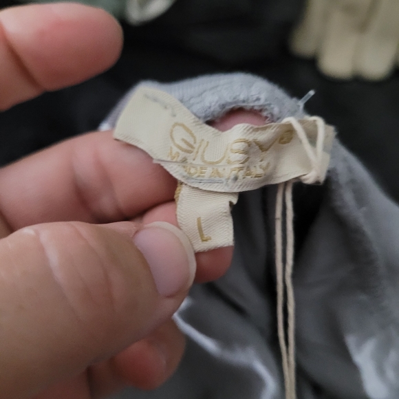 GIUSY | flowy lined high-low silk ombre skirt - Picture 3 of 5